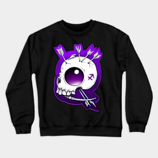 Sagittarius skull Crewneck Sweatshirt